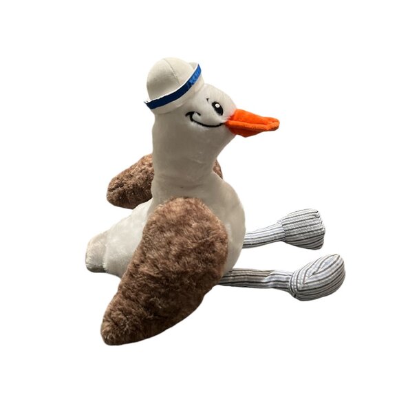 COPY - THE PREPPY PELICAN Plush Seagull Sailor Hat Smiling Sitting Ocean - Picture 4 of 10